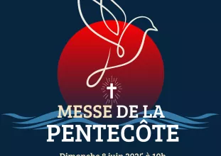 Visuel de l'affiche pour la Messe de la Pentecôte