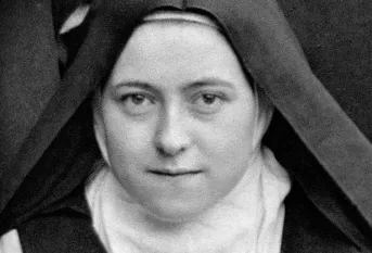 Portrait de Ste thérèse en habit de carmelite