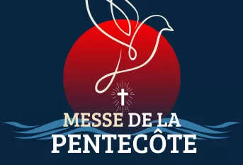 Visuel de l'affiche pour la Messe de la Pentecôte