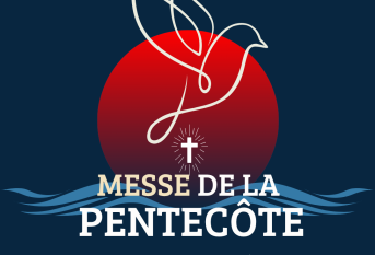 Visuel de l'affiche pour la Messe de la Pentecôte