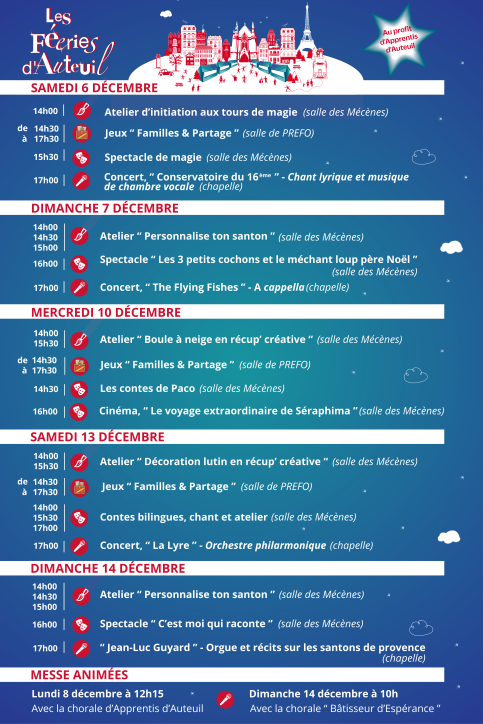 Programme jour par jour