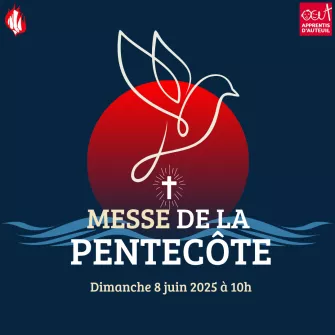 Visuel de l'affiche pour la Messe de la Pentecôte