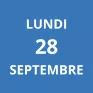 Lundi 28 septembre